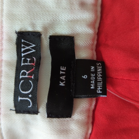 J. Crew Kate Straight-Leg in Good Tidings Wool Blend Pants 6 - Picture 14 of 16